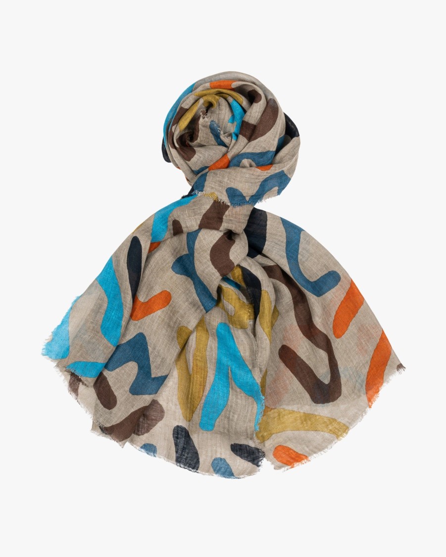 LOVAT & GREEN Scarves | Camu Linen Scarf