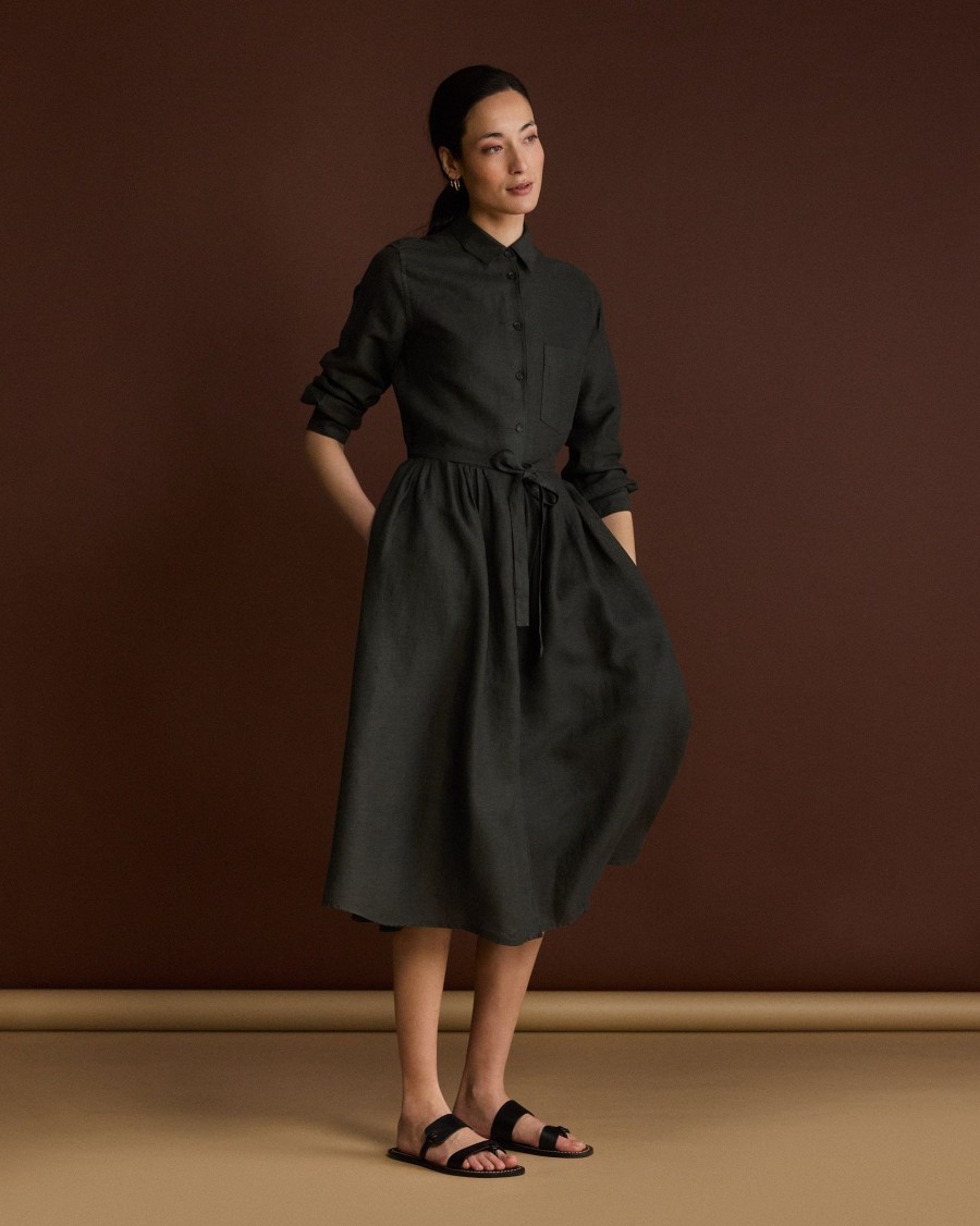 ASPESI Dresses | Linen Shirt Dress