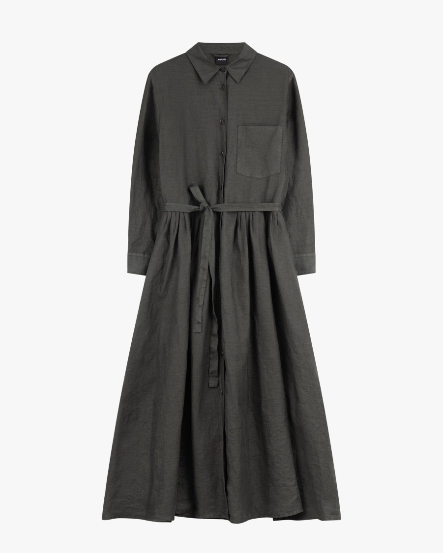 ASPESI Dresses | Linen Shirt Dress