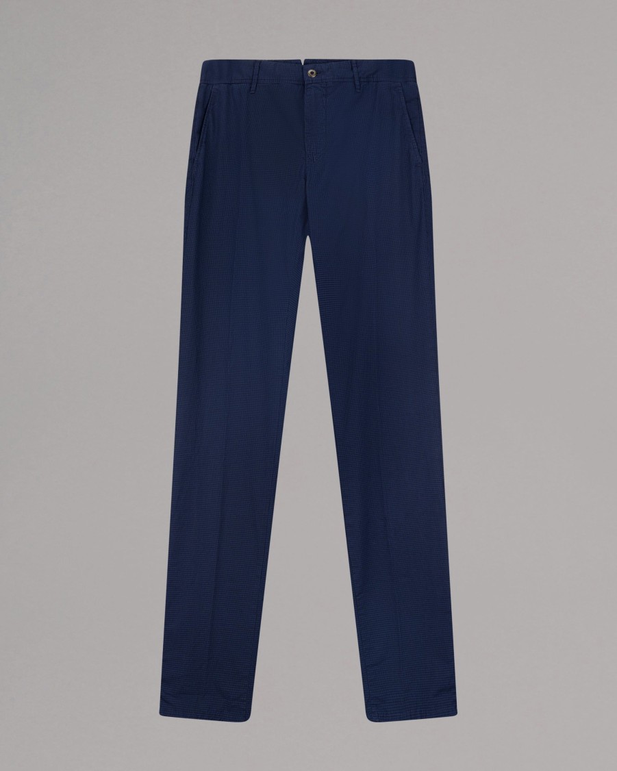 INCOTEX Trousers | Vichy Checked Trousers