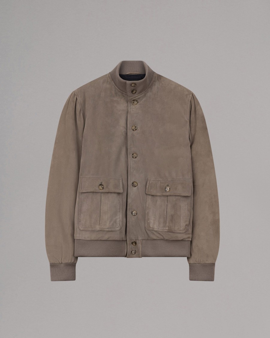 VALSTAR Jackets | Valstarino Suede Bomber Jacket