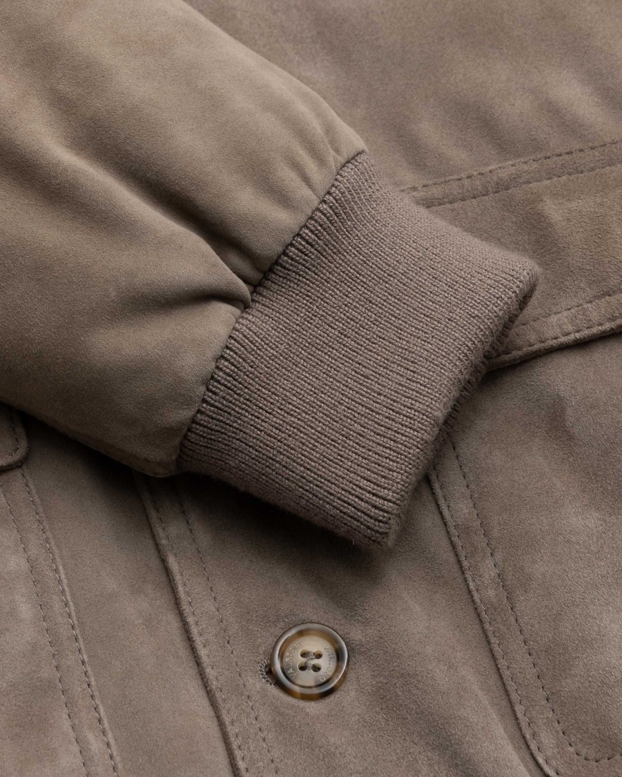 VALSTAR Jackets | Valstarino Suede Bomber Jacket