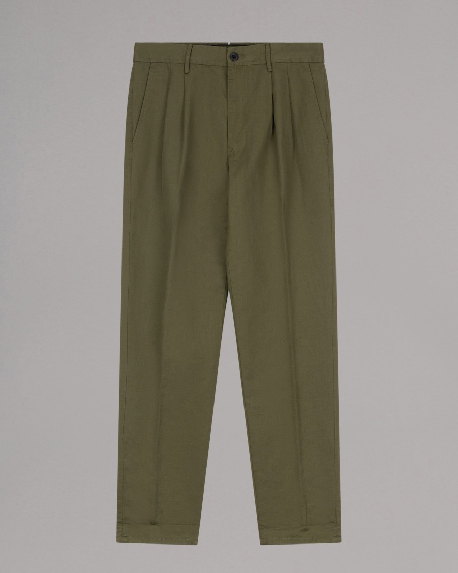 INCOTEX Trousers | Cotton-Linen Trousers