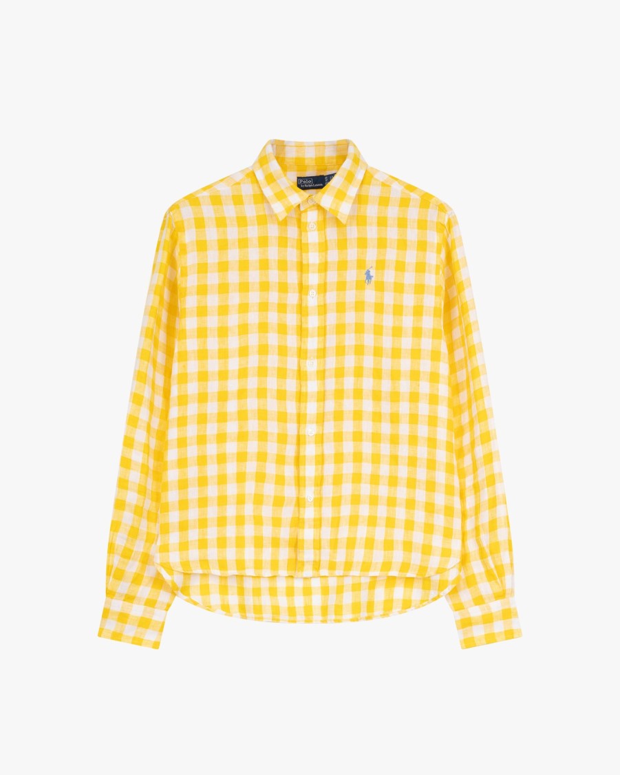 POLO RALPH LAUREN Blouses | Checked Linen Blouse