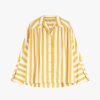 ODEEH Blouses | Striped Cotton Blouse