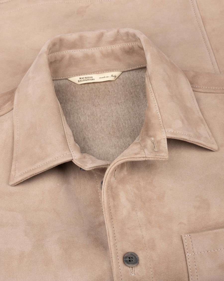 MAURIZIO BALDASSARI Jackets | Suede Overshirt