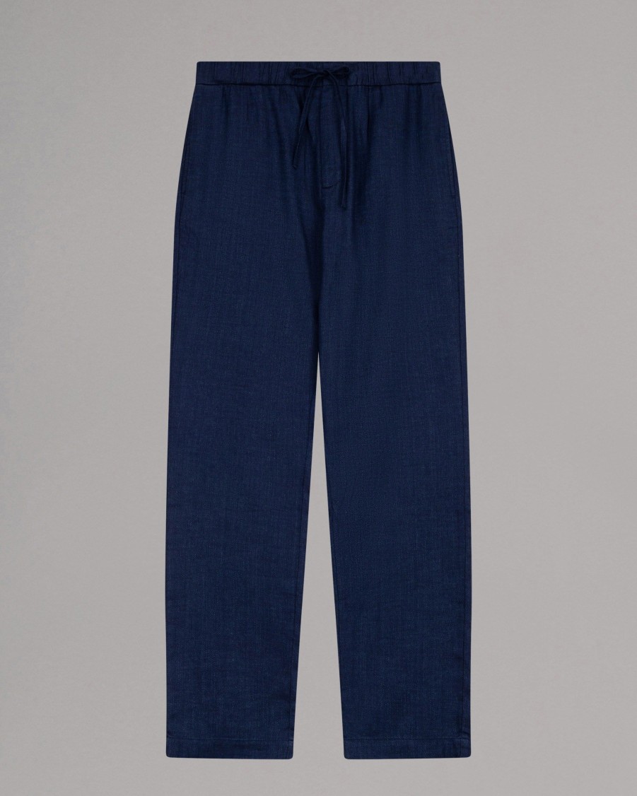 FRESCOBOL CARIOCA Trousers | Oscar Cotton-Linen Trousers