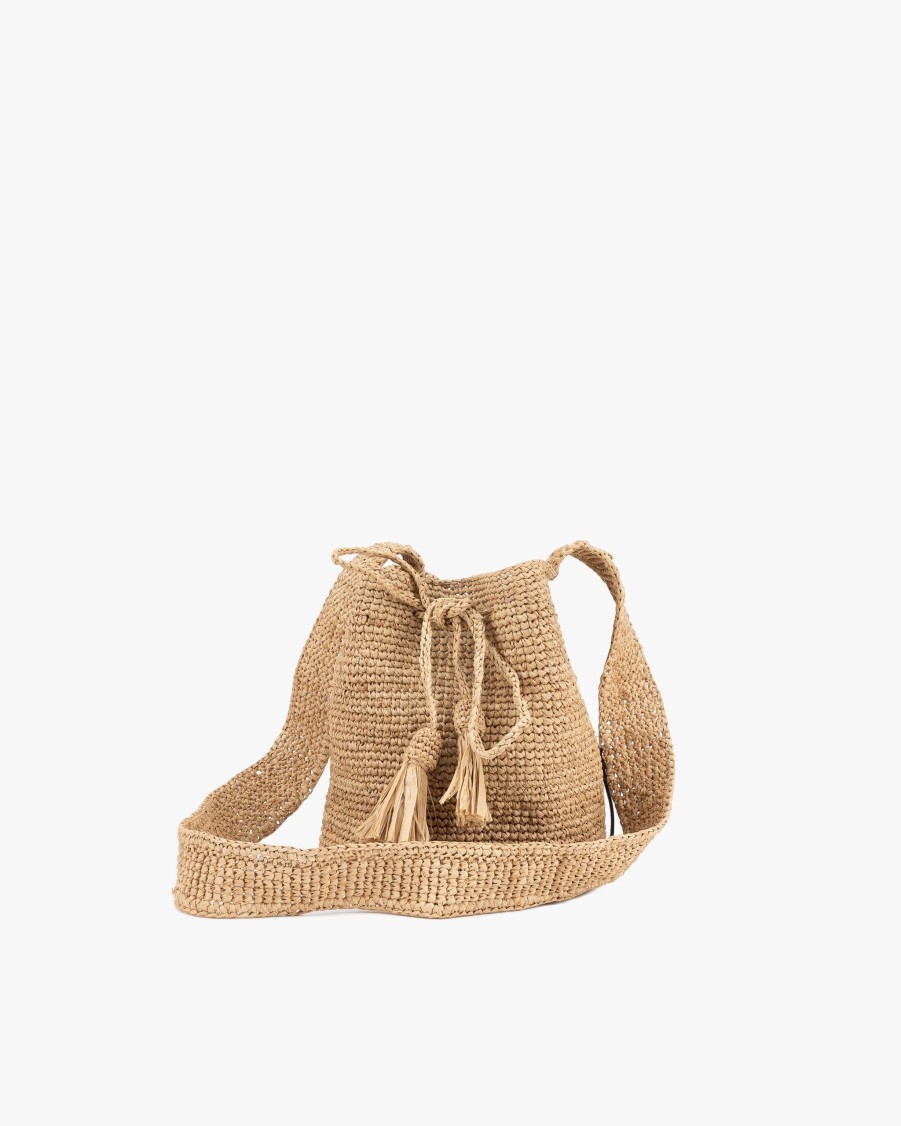 MANEBI Bags | Raffia Beach Bucket