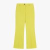 MYTHS Trousers | Kick Flare Cotton Trousers