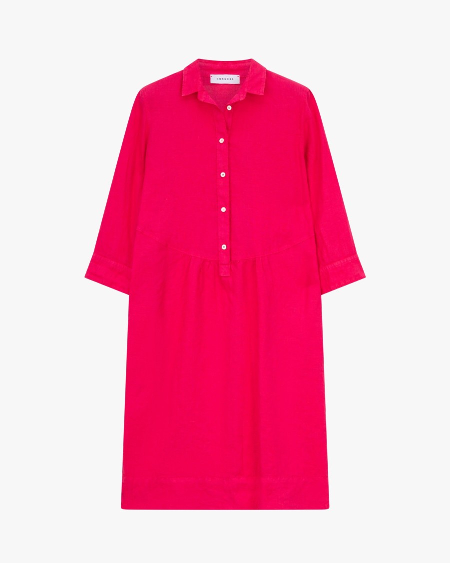 ROSSO 35 Dresses | Linen Shirt Dress