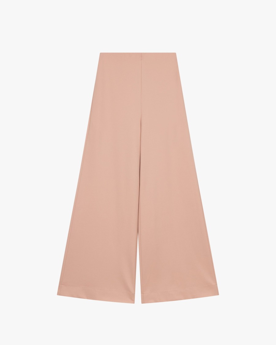 HARRIS WHARF Trousers | Wide Stretch-Trousers