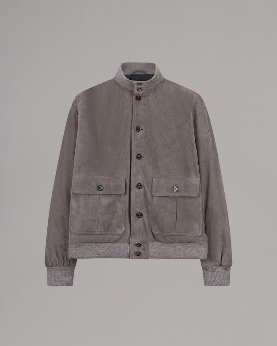 VALSTAR Jackets | Valstarino Suede Bomber Jacket