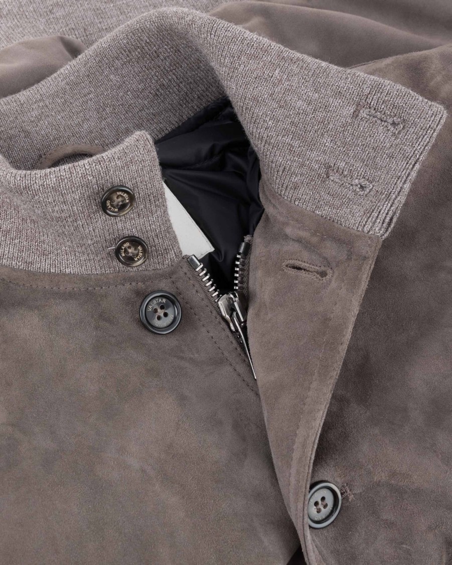 VALSTAR Jackets | Valstarino Suede Bomber Jacket