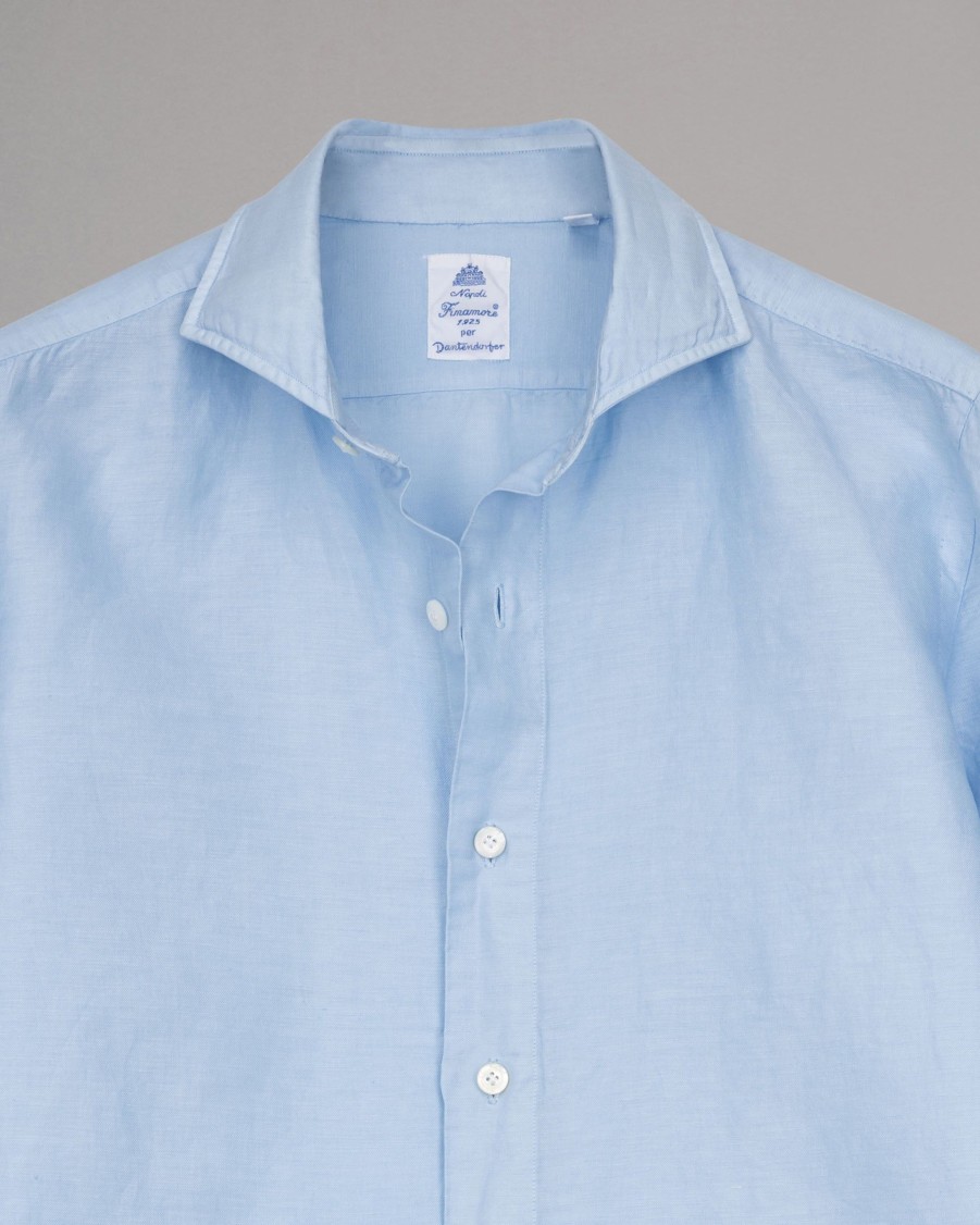 FINAMORE Shirts | Napoli Linen-Cotton Shirt