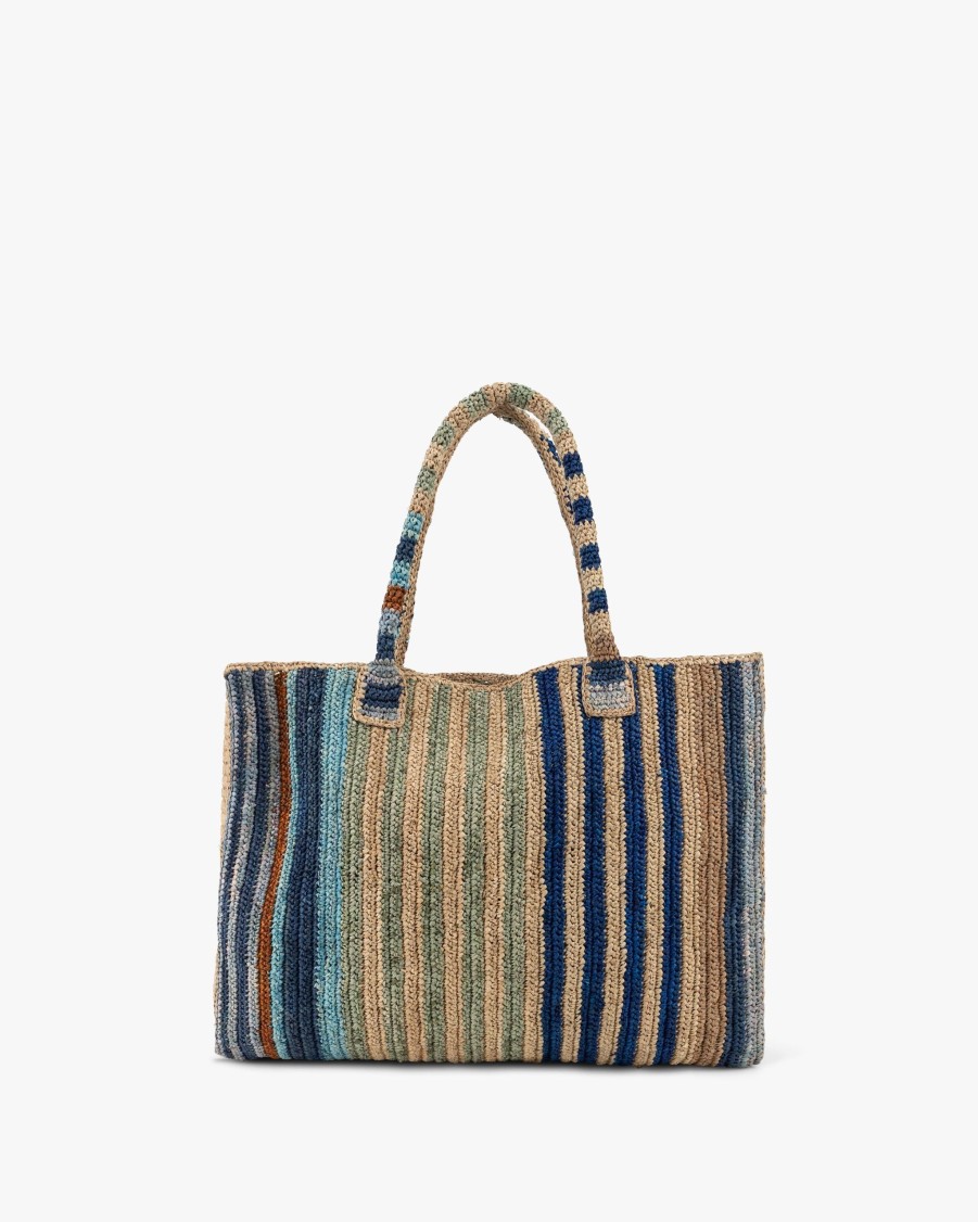 GABRIELE FRANTZEN Bags | Striped Raffia Bag