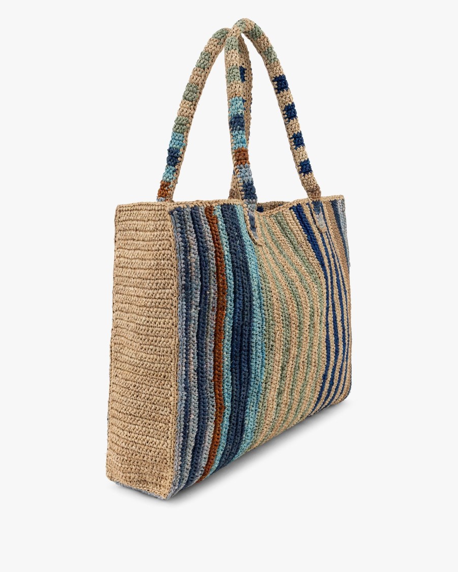 GABRIELE FRANTZEN Bags | Striped Raffia Bag