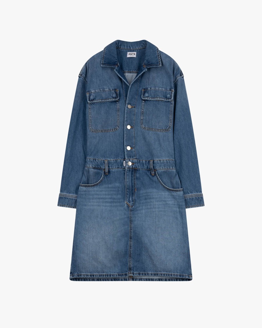 PNTS Dresses | Dress Up Denim Dress