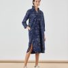 BELLEROSE Dresses | Atoms Patterned Dress