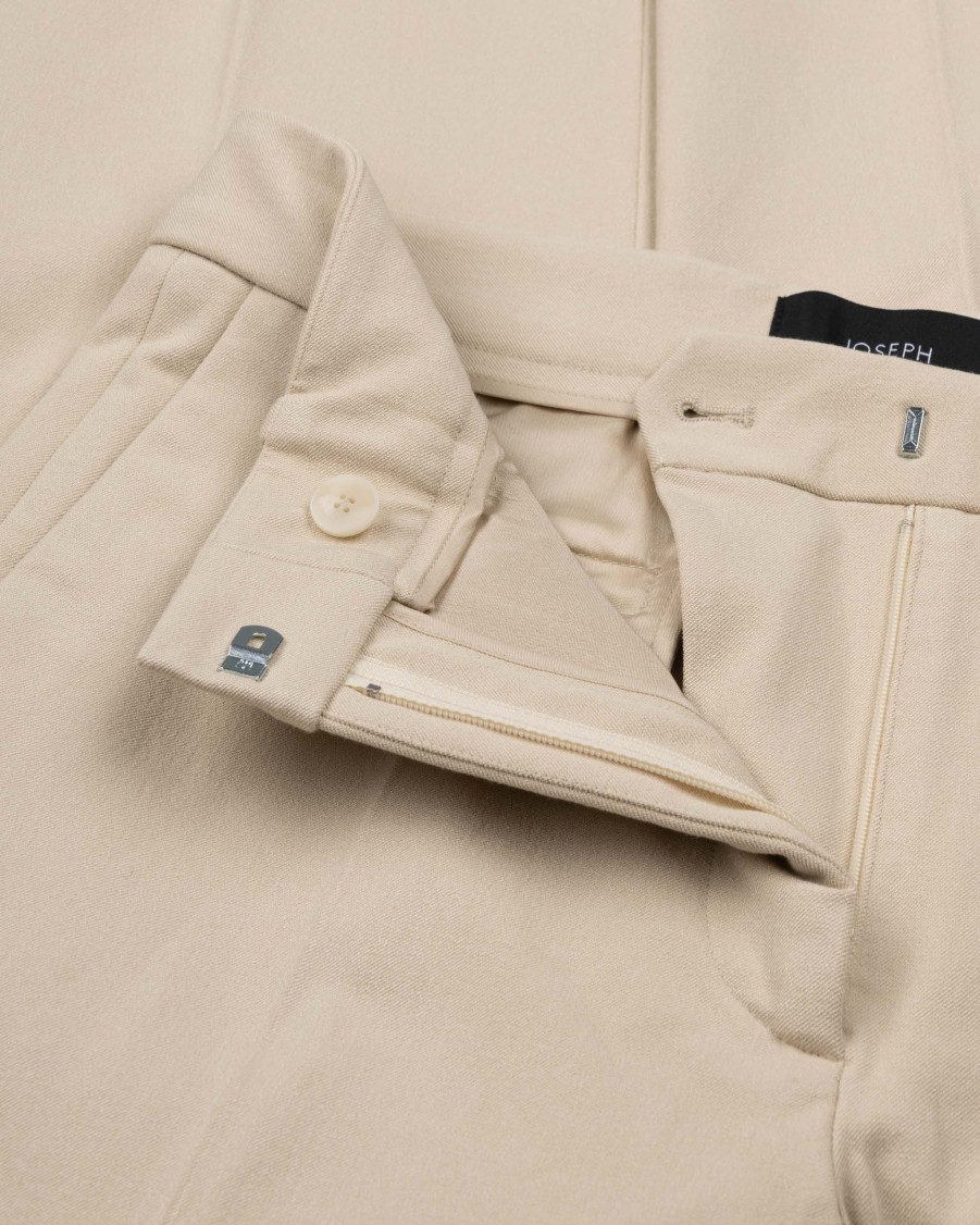 JOSEPH Trousers | Coleman Cotton Blend Trousers