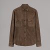 RIFUGIO Leather Jackets | Suede Shirt Jacket