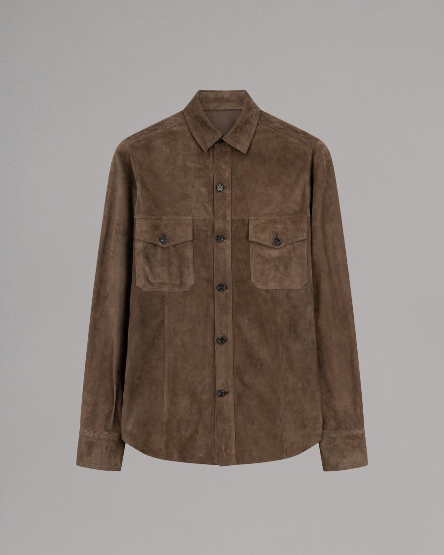 RIFUGIO Leather Jackets | Suede Shirt Jacket