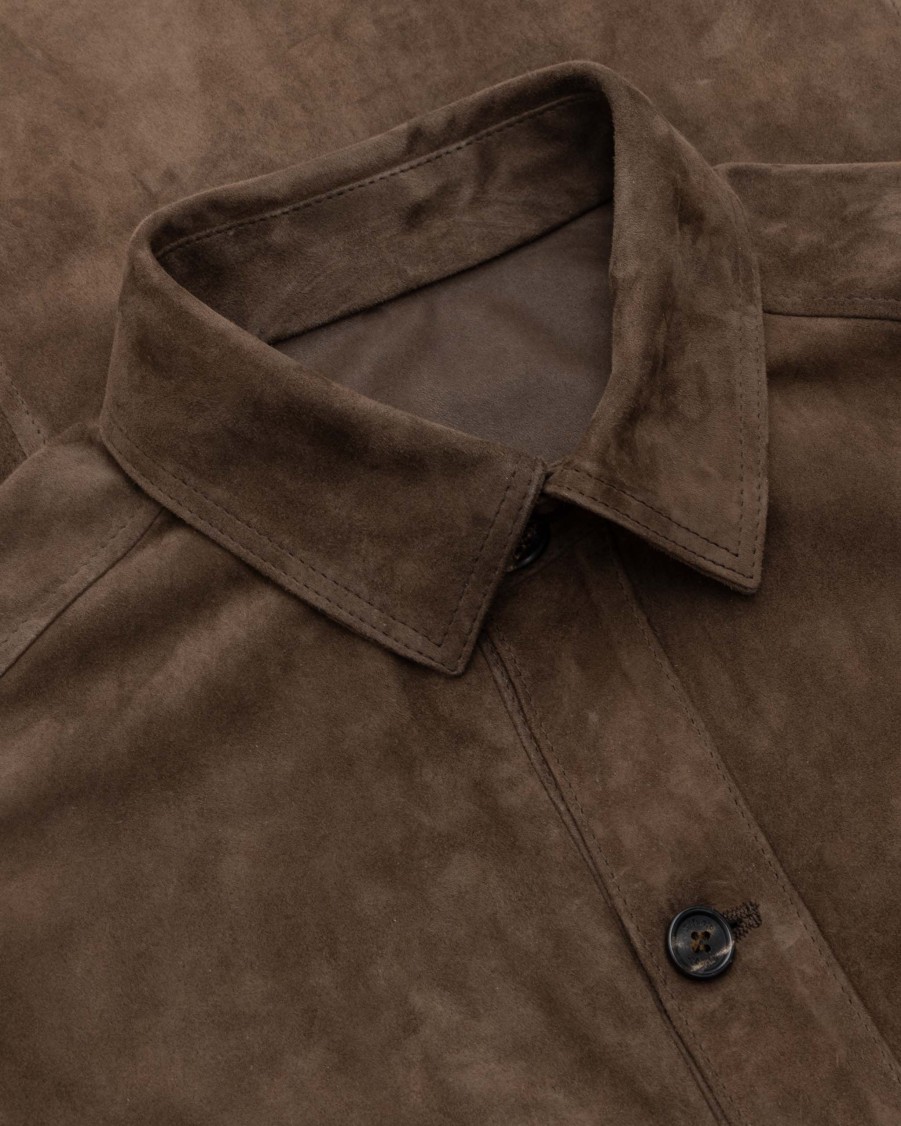 RIFUGIO Leather Jackets | Suede Shirt Jacket