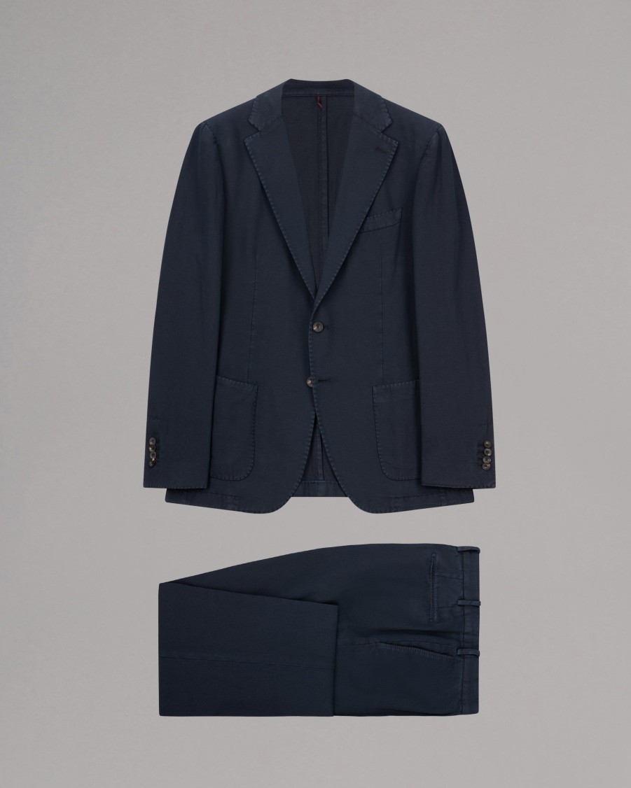 DANTENDORFER Suits | Cotton Linen Blend Suit