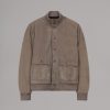 VALSTAR Leather Jackets | Valstarino Suede Bomber Jacket