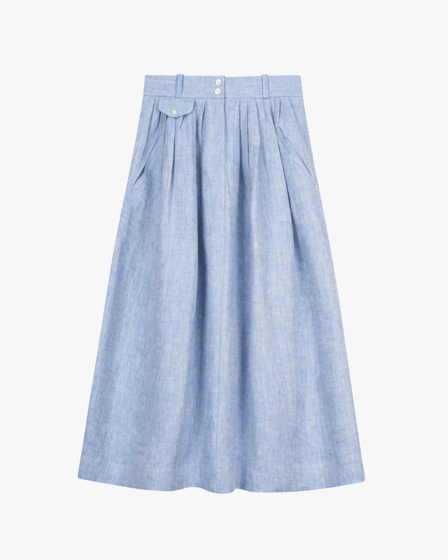 PIALEA Skirts | The Rocking Skirt Linen Skirt