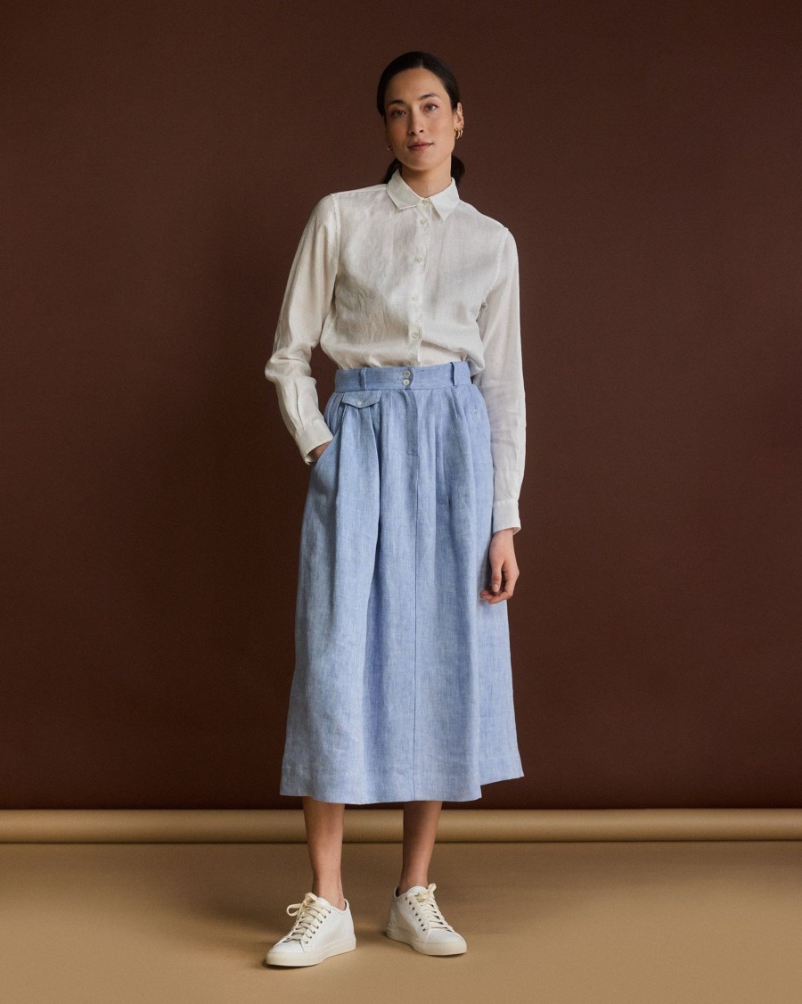 PIALEA Skirts | The Rocking Skirt Linen Skirt