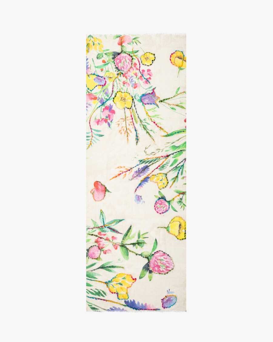 MEL & DAVIS Scarves | Embroidered Scarf