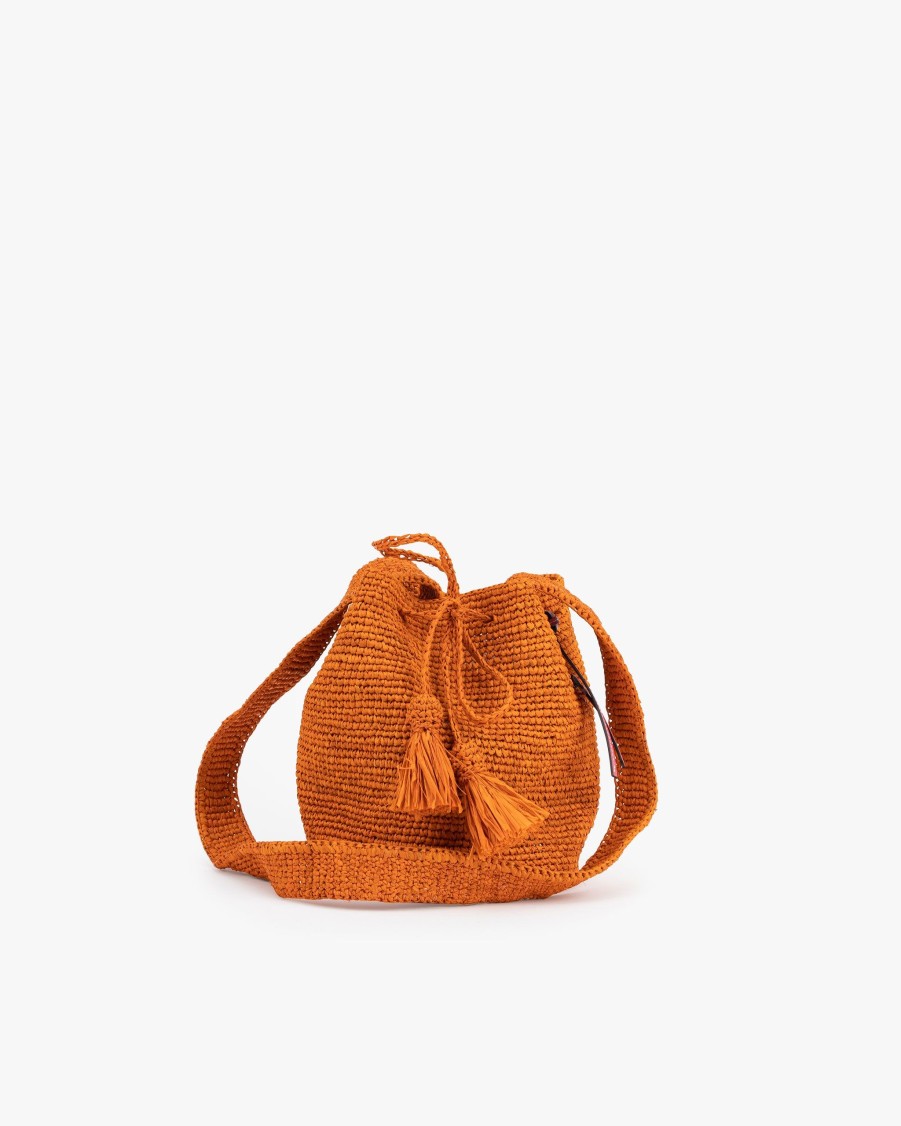 MANEBI Bags | Raffia Beach Bucket