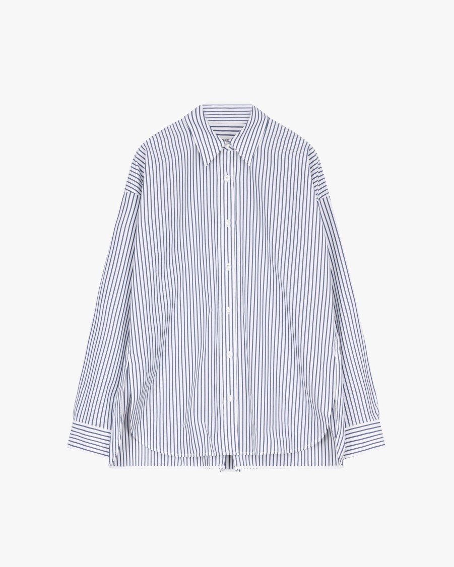 LIS LAREIDA Blouses | Zelda Striped Cotton Blouse