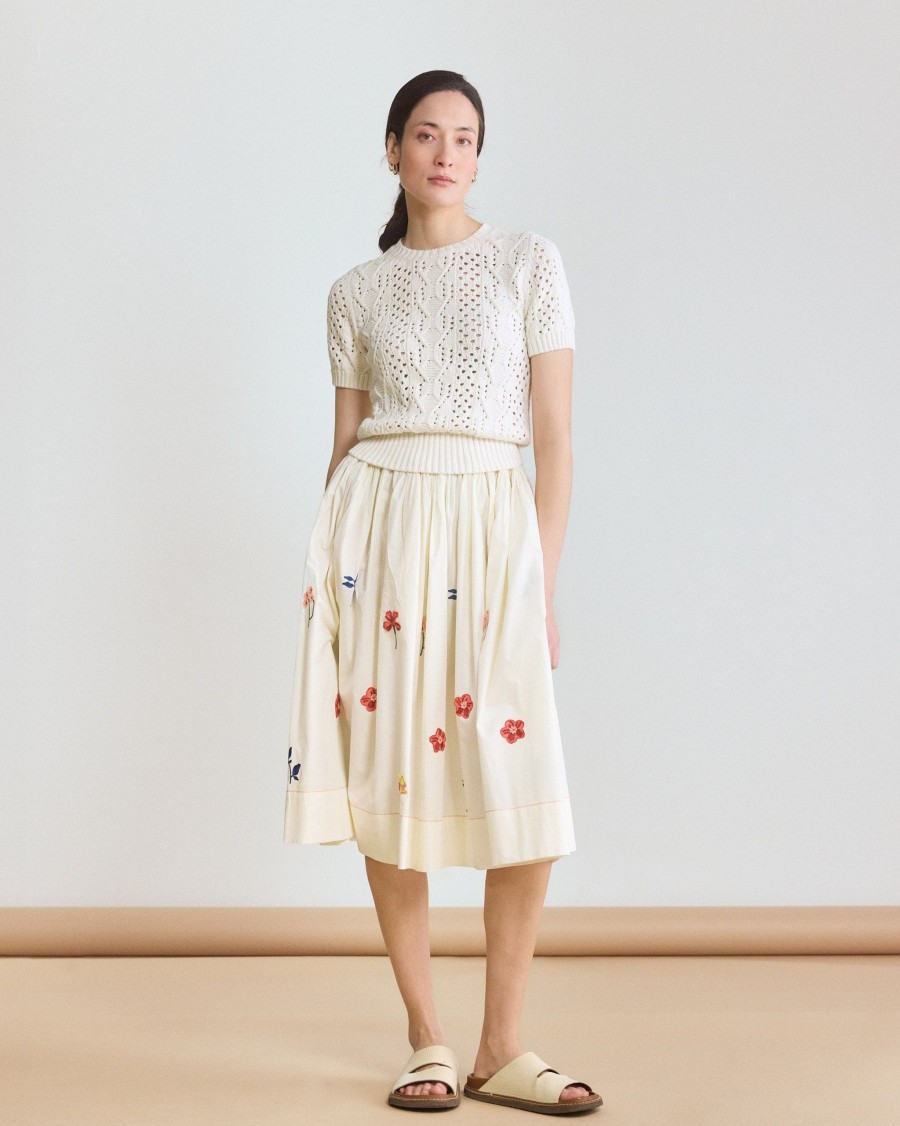 LAITE Skirts | Ciara Embroidered Skirt