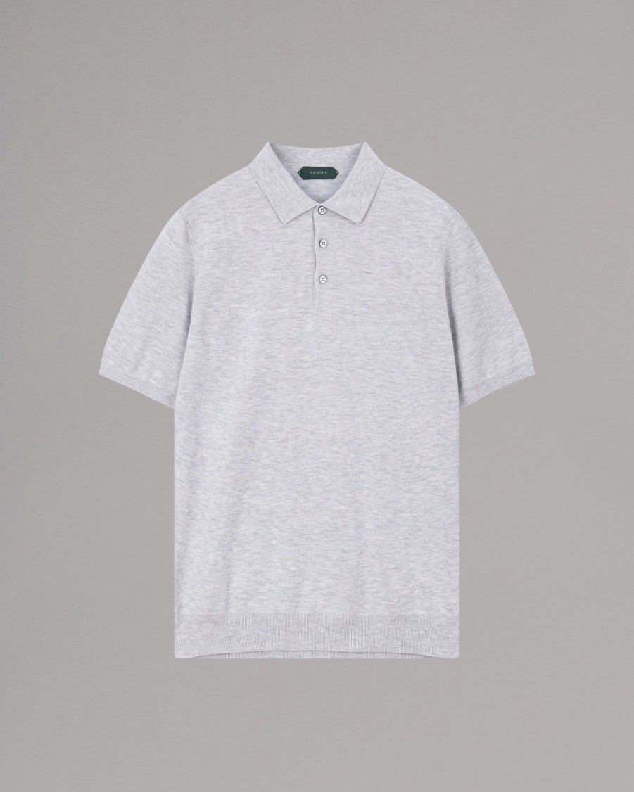 ZANONE Polos | Fine Knit Polo Shirt