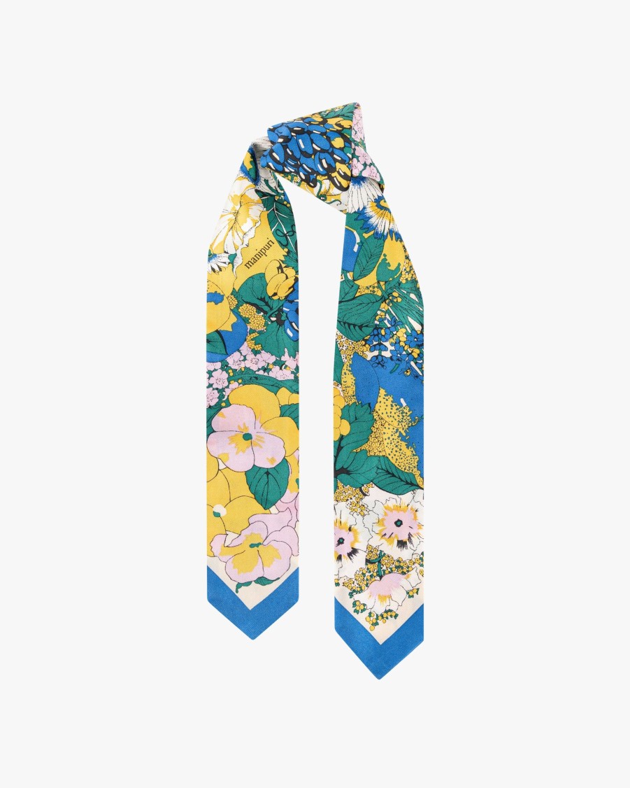 MANIPURI Scarves | Flower Silk Scarf