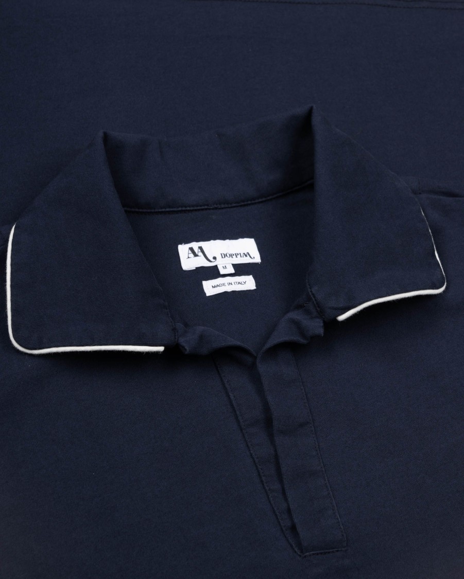 DOPPIAA Polos | Aalarico Longsleeve Polo Shirt