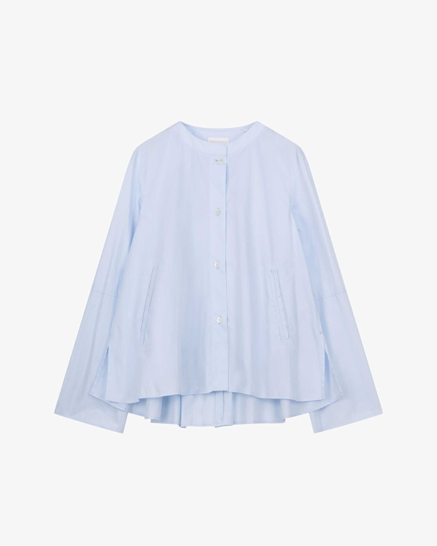 ROBERT FRIEDMAN Blouses | Zoe Blouse With Stand-Up Collar