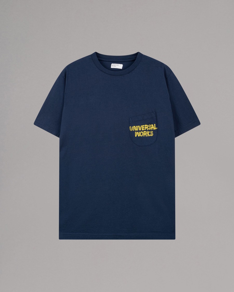 UNIVERSAL WORKS T-Shirts | Print Pocket T-Shirt