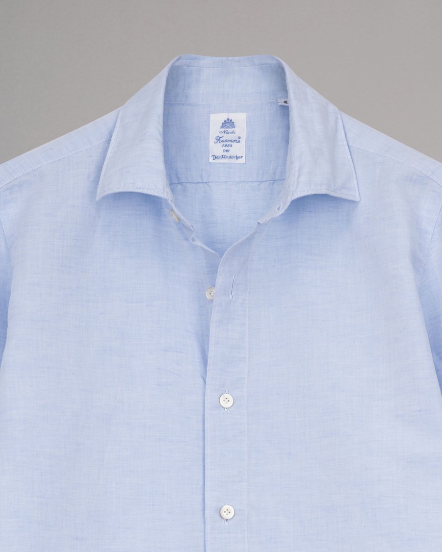 FINAMORE Shirts | Luigi Linen-Cotton Shirt