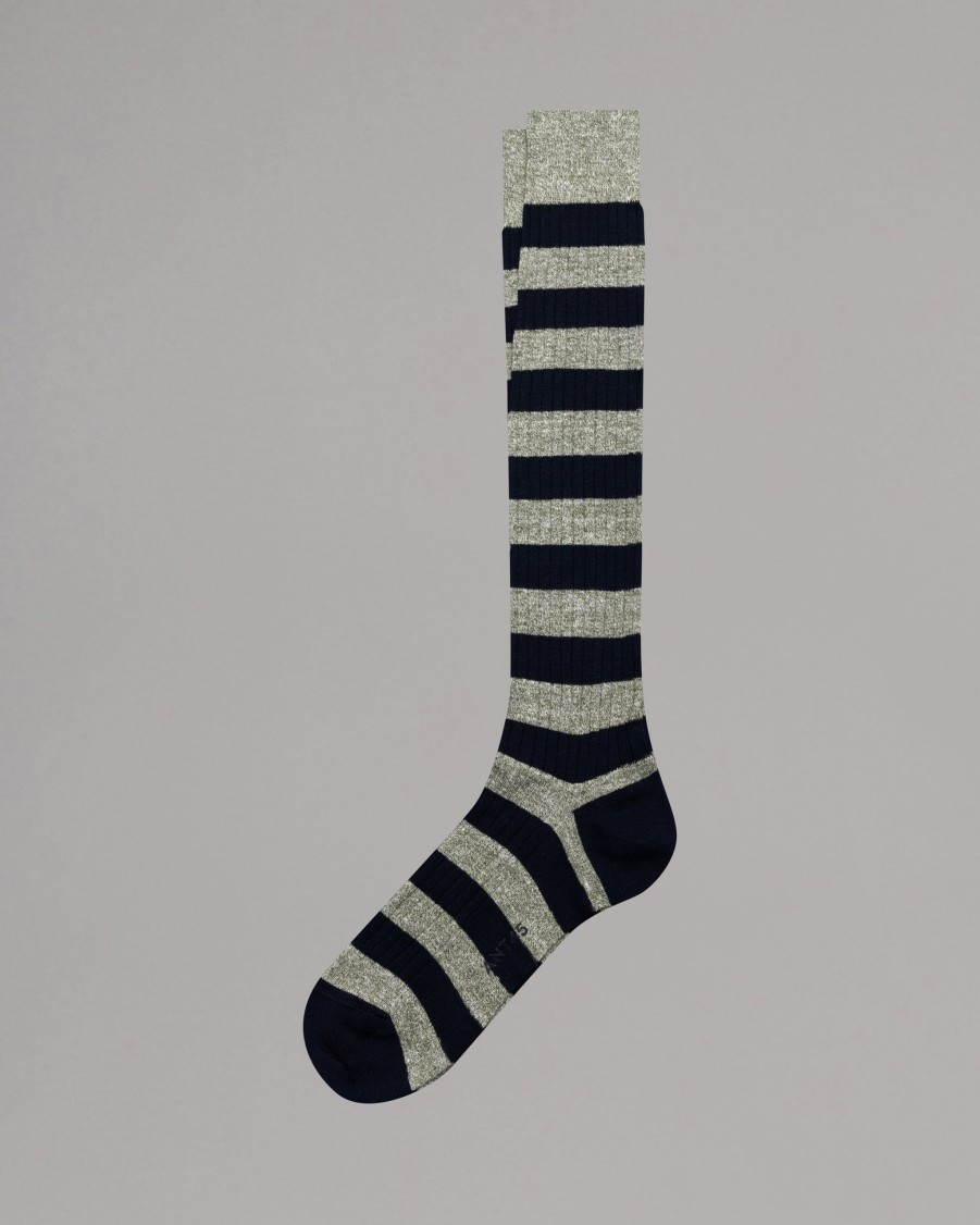 ANT45 Socks | Striped Long Socks