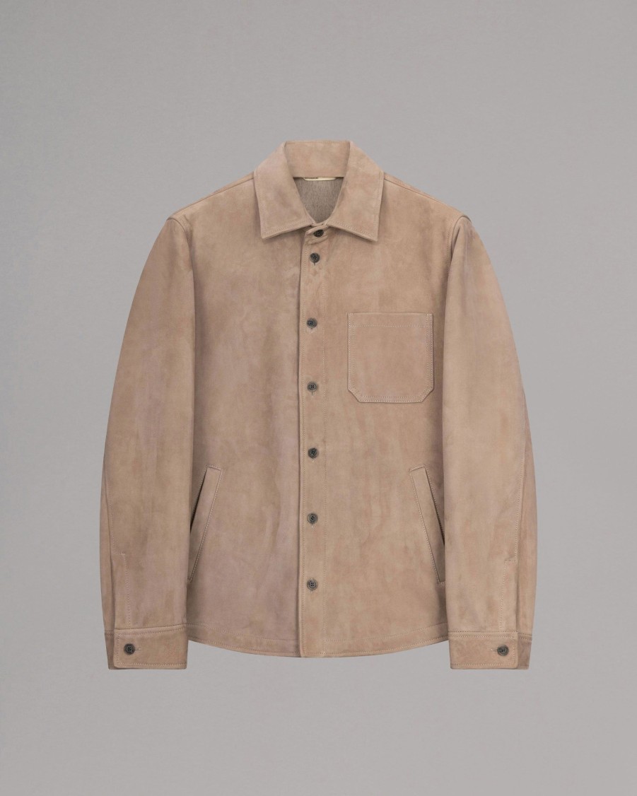 MAURIZIO BALDASSARI Overshirts | Suede Overshirt