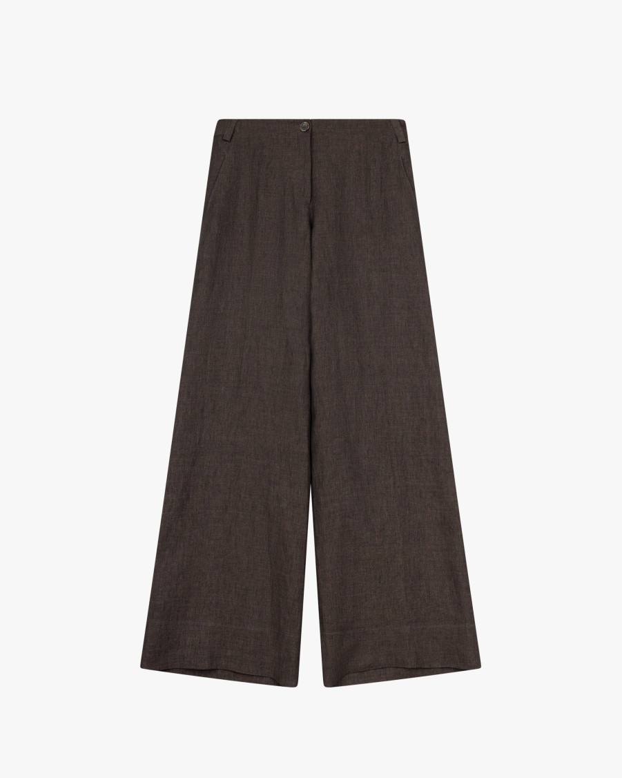 QUELLE DUE Trousers | Marcia Linen Trousers