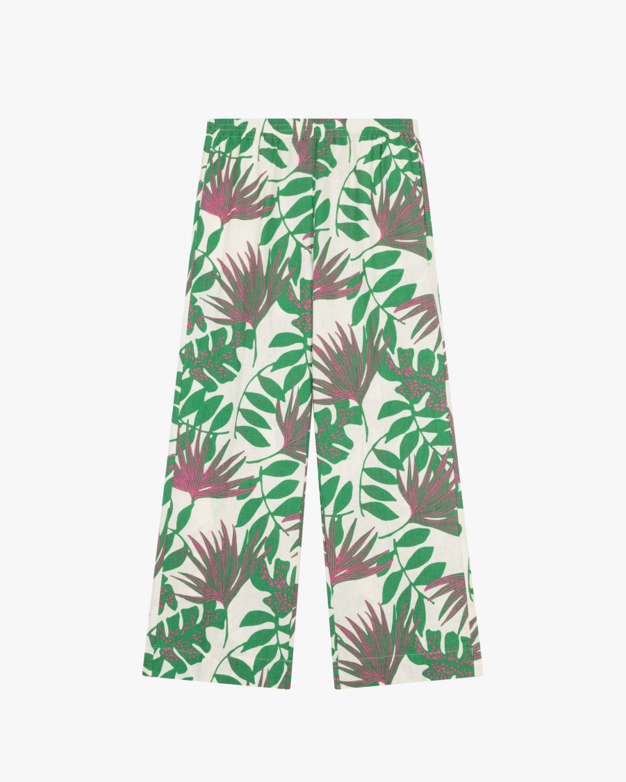 HARTFORD Trousers | Paleme Patterned Trousers