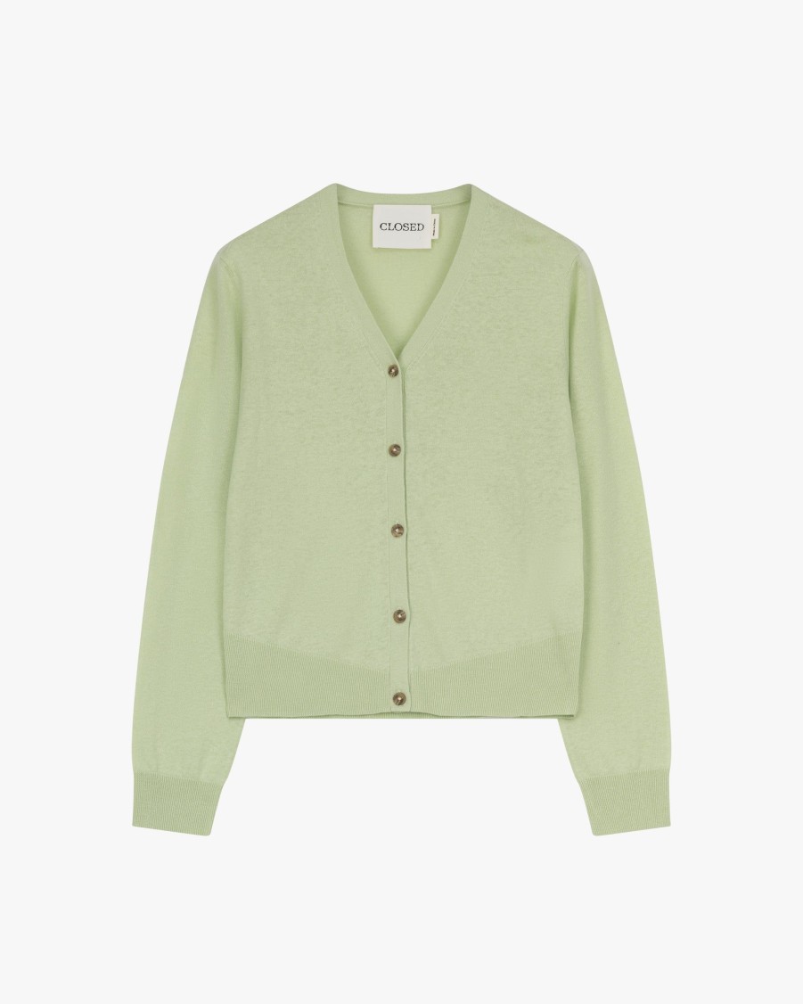 CLOSED Knitwear | Linen-Cotton Cardigan