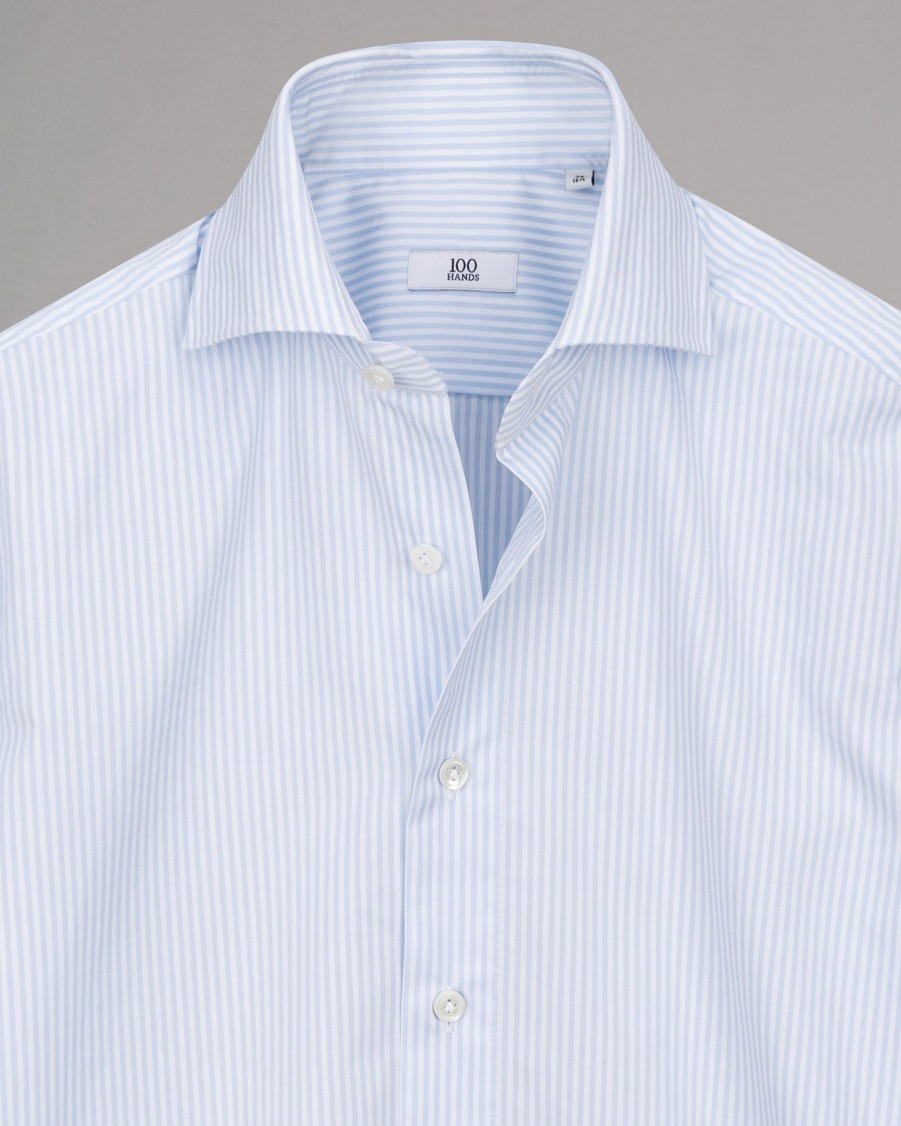 100 HANDS Shirts | Striped Cotton Shirt