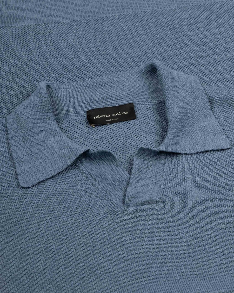 ROBERTO COLLINA Polos | Linen Polo Shirt