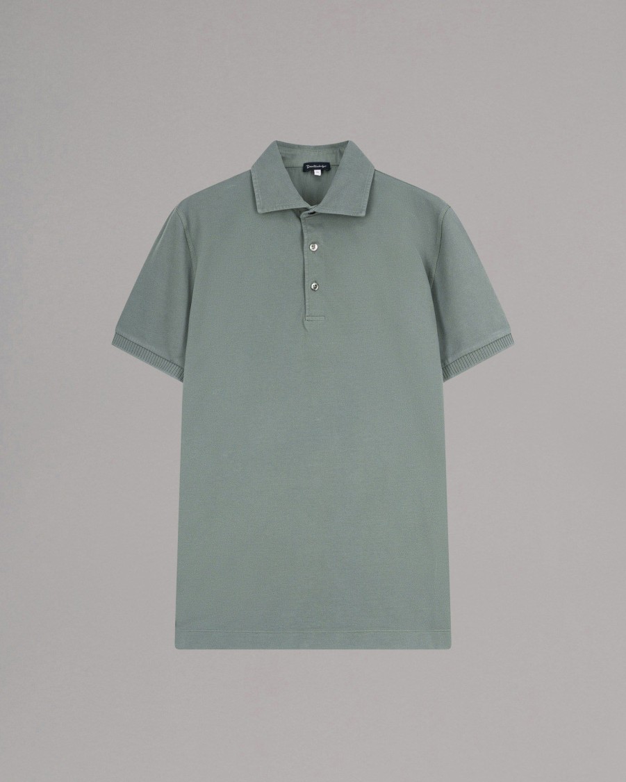 DANTENDORFER Polos | Short-Sleeved Pique Polo Shirt