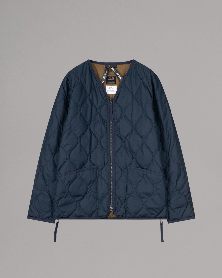 TAION Jackets | V Neck Down Jacket