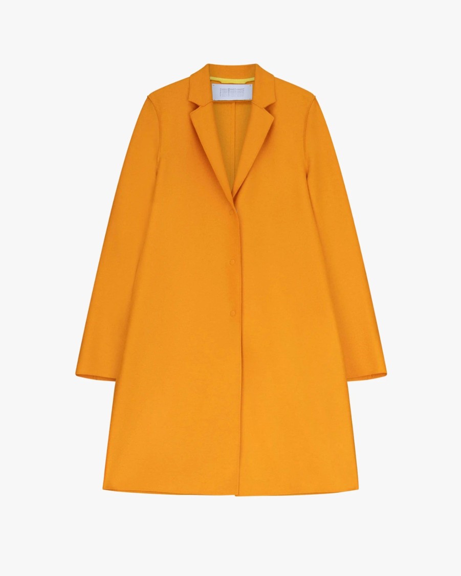 HARRIS WHARF Coats | Cocoon Pressed Wool Coat